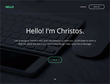 Tablet Screenshot of christos.pro
